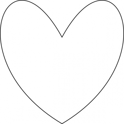 Heart Outline clip art clip arts, free clip art - ClipartLogo.