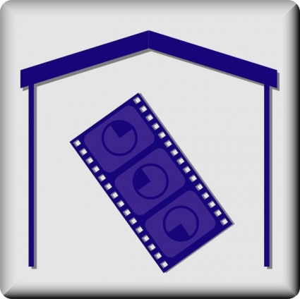 Hotel Icon In Room Movie clip art - Download free Other vectors