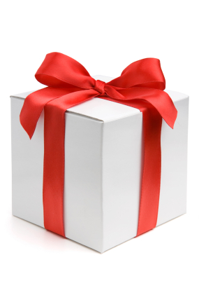 Capital gains and lifetime gifts White Gift Box with Red Satin ...