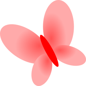 Red Pink Butterfly clip art - vector clip art online, royalty free ...