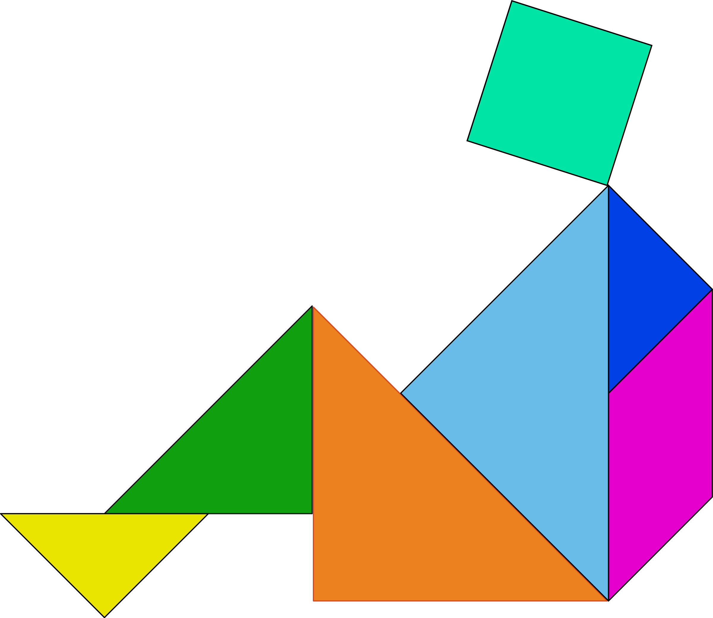 Clipart - tangram