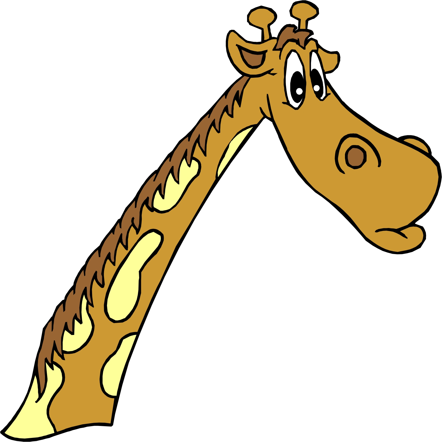 Giraffe neck clipart - ClipartFox