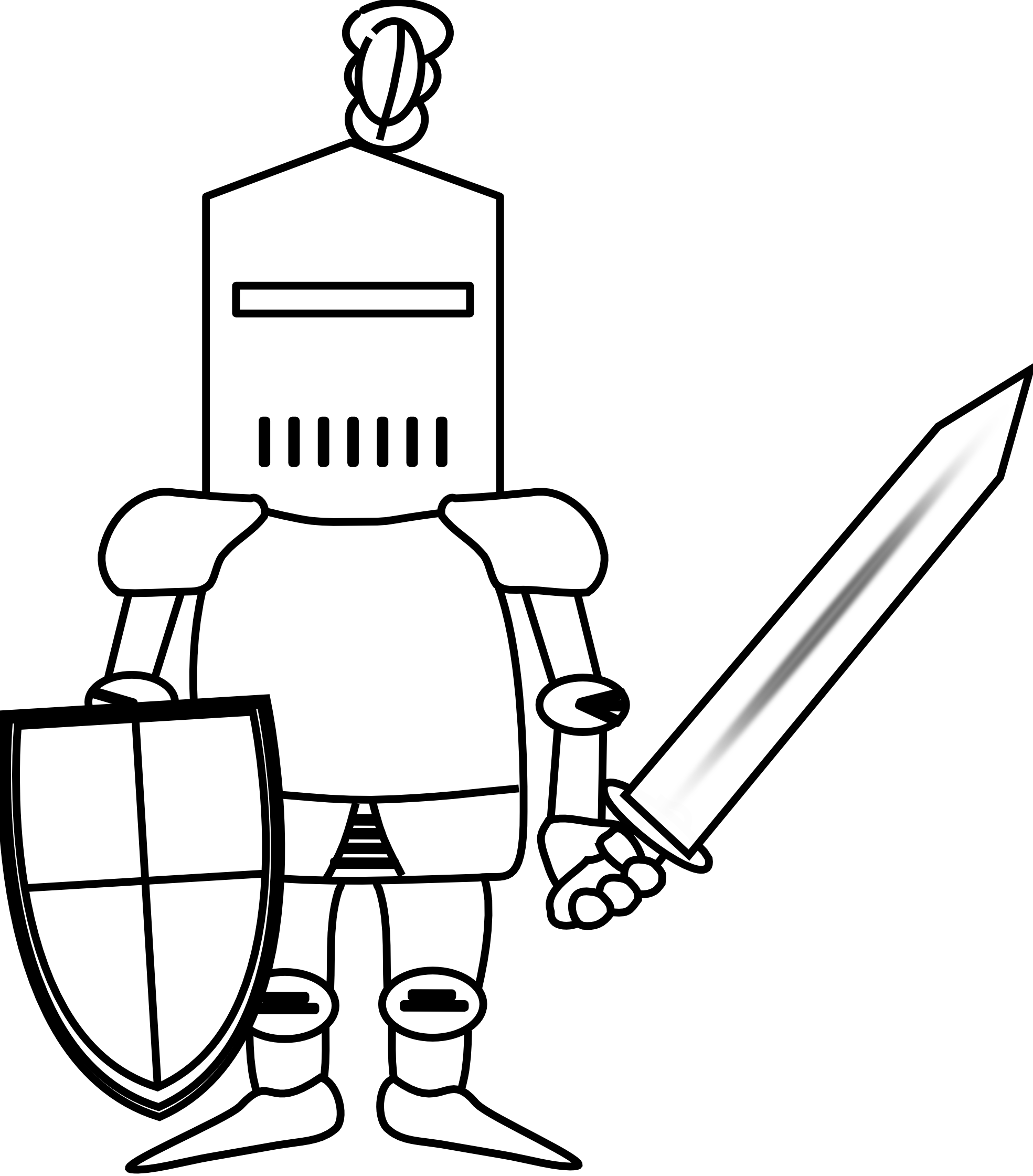 Knight clipart free