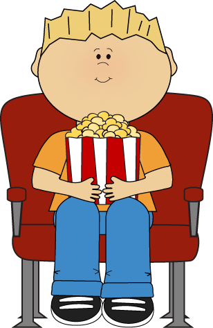 Popcorn and movie clipart