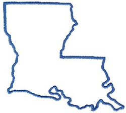 Louisiana outline clipart free