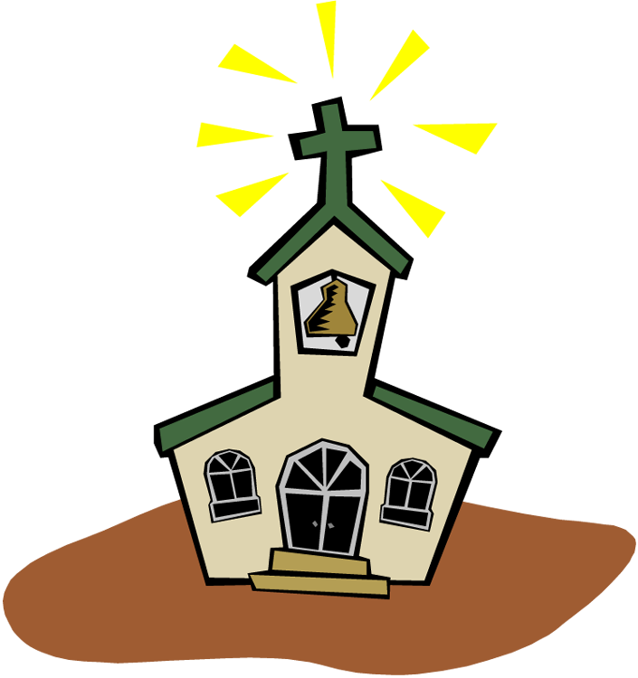 Church Clip Art Black And White - Free Clipart Images