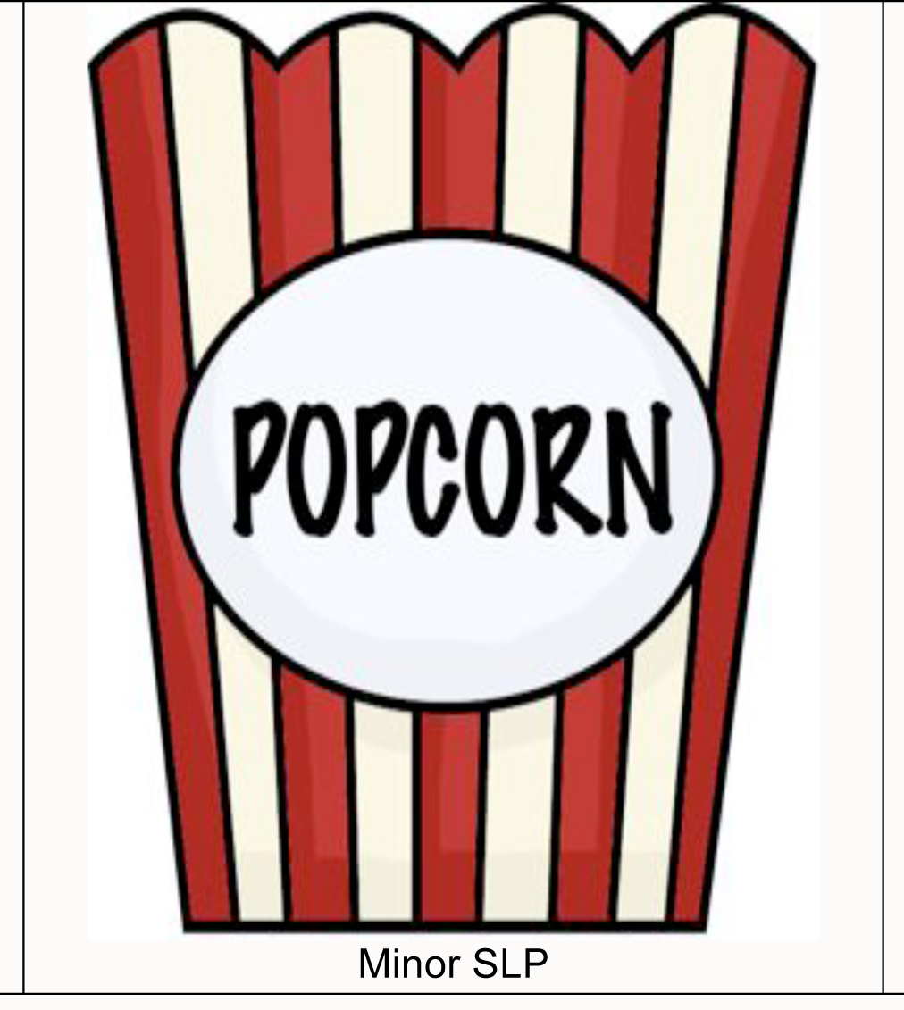 Popcorn logo clipart