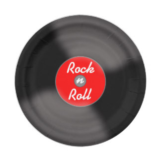 Rock And Roll Plates | Zazzle