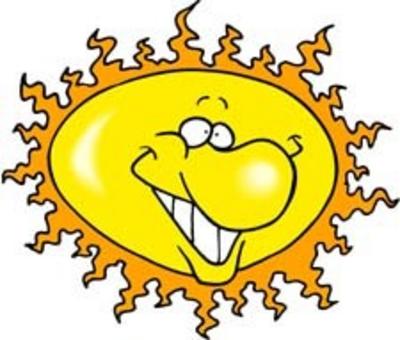 Funny sun clipart