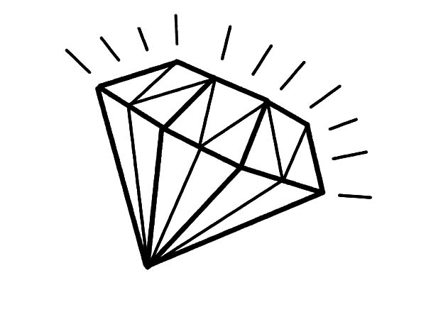 How to Draw Diamond Shape Coloring Pages: How to Draw Diamond ...