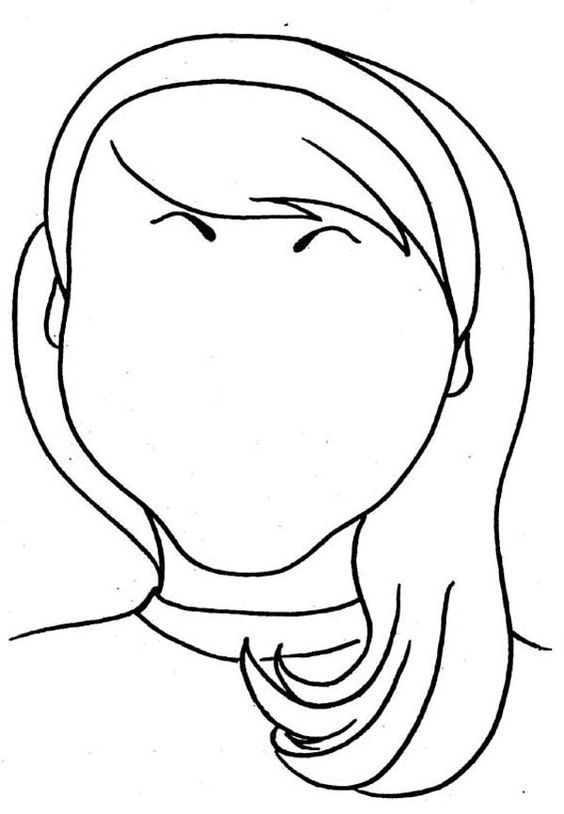 blank person sketch