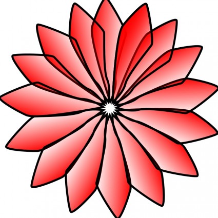 Modern Flower Clip Art - Free Clipart Images