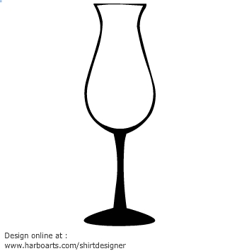 Download : Cocktail Glass Ouline - Vector Graphic