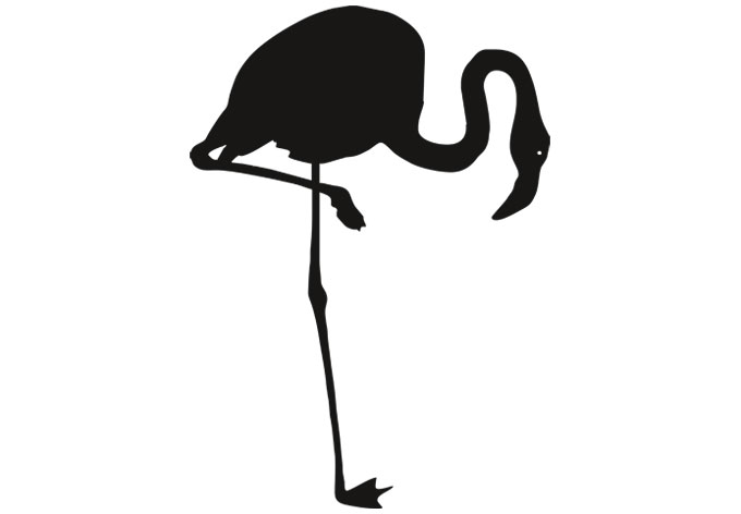 Flamingo Silhouette Clipart