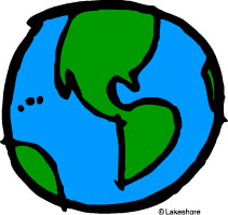 Globe earth on planet earth clip art and earth day clipartwiz ...