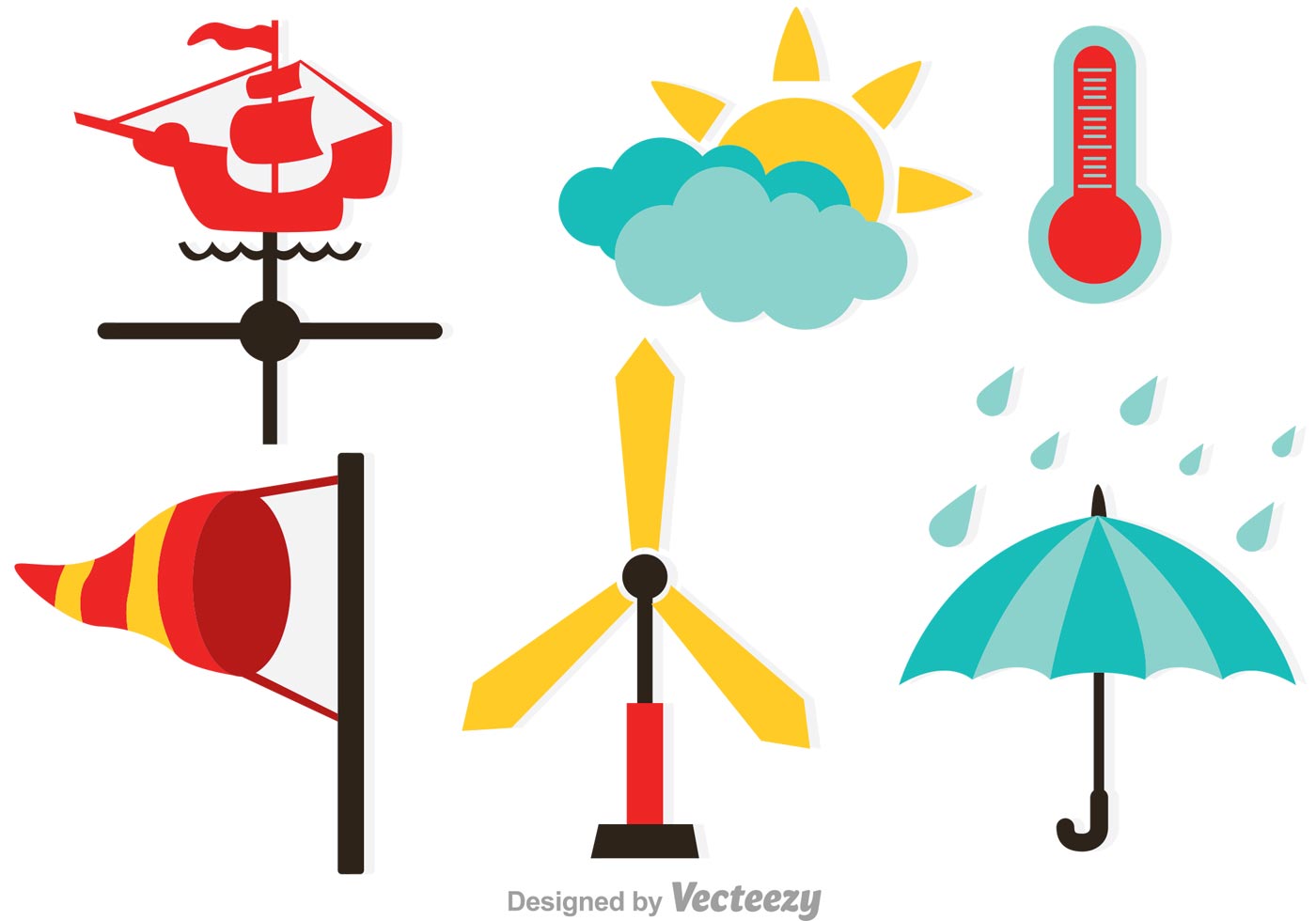 Free Vector Weather Icon Set - Download Free Vector Art, Stock ...