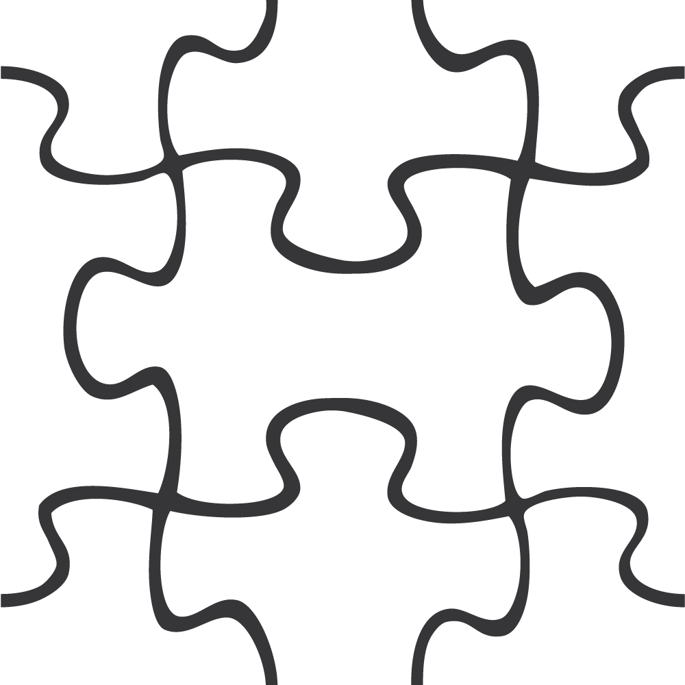 puzzle pieces outline