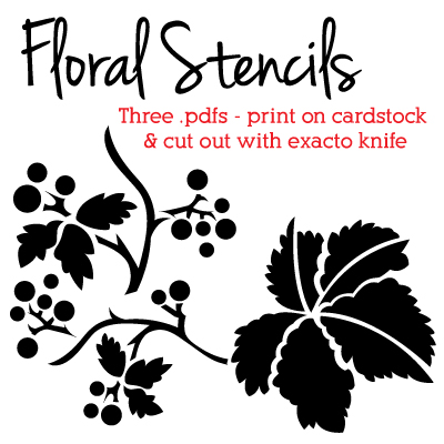 Floral Stencil Free Download