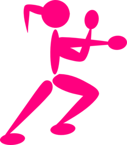 Girl Boxing Clip Art - vector clip art online ...