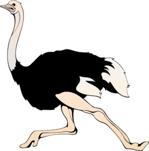 Ostrich Clipart Black And White - Free Clipart Images