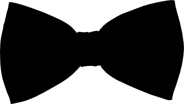 Man in bow tie clipart