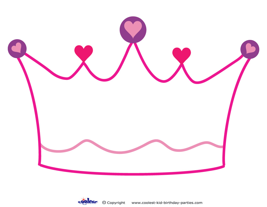 Best Photos of Printable Princess Crown Patterns - Princess Crown ...