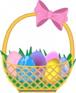 Easter egg hunt clipart