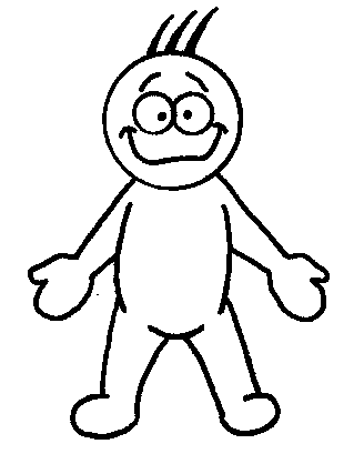 Line Drawing Of A Person - ClipArt Best