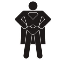 Stickman Superman - ClipArt Best