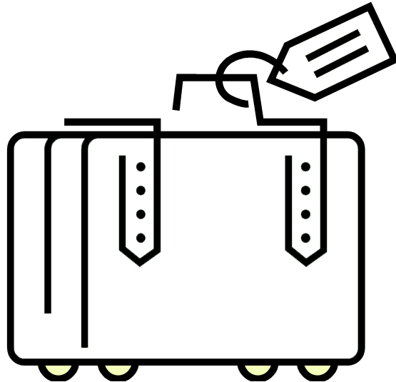 Blank Suitcase - ClipArt Best