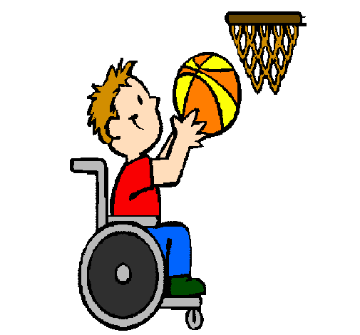 Dessin de Basket en fauteuil roulant colorie par Membre non ...
