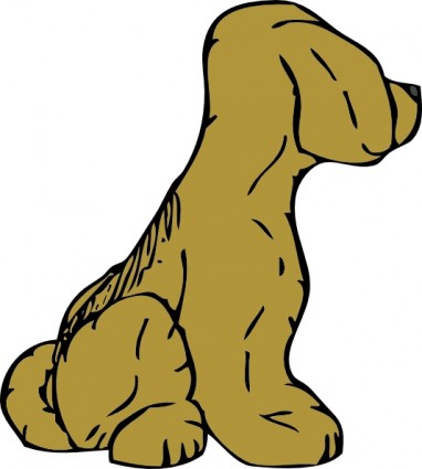 dog_from_other_side_clip_art_ ...