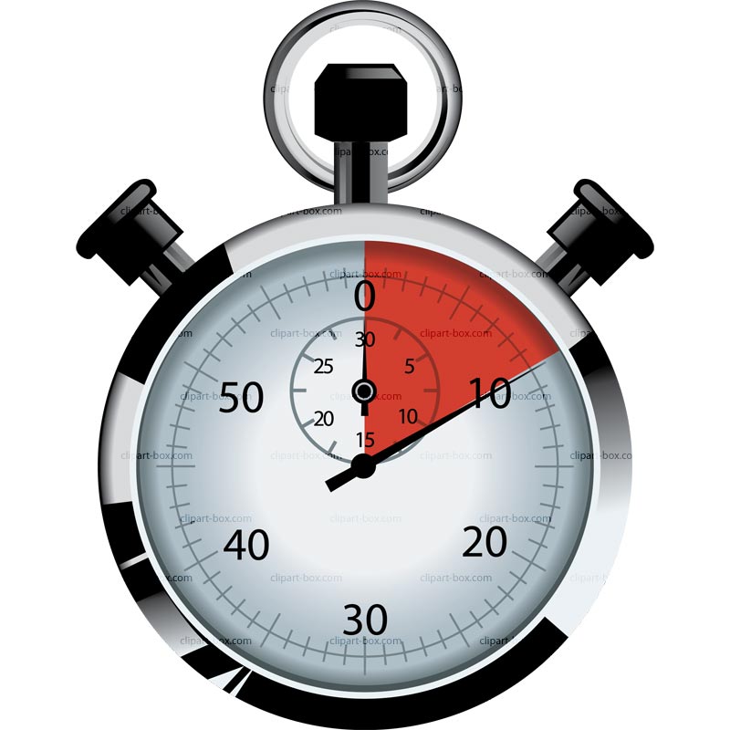 CLIPART STOPWATCH | Royalty free vector design
