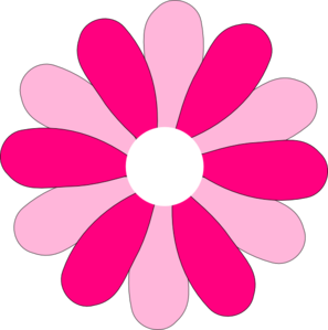 Pink gerber daisy clip art at clker vector clip art - Clipartix