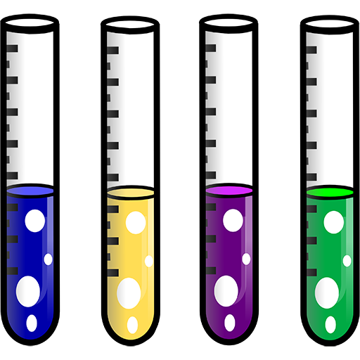 Science experiment test tubes clipart