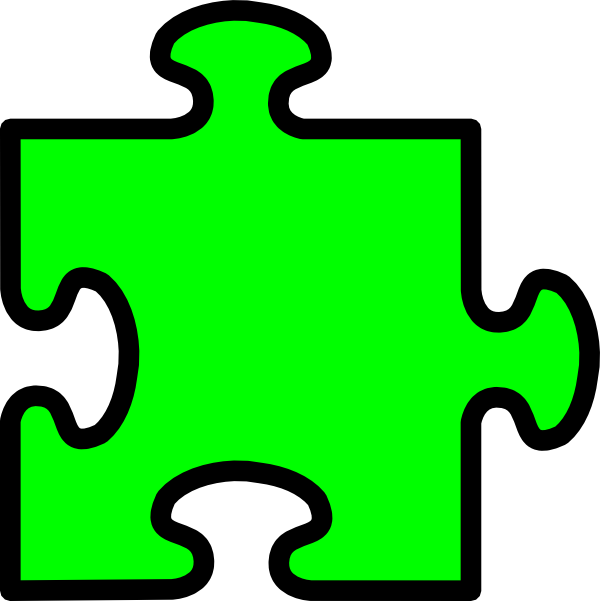 Puzzle Piece Clip Art - vector clip art online ...