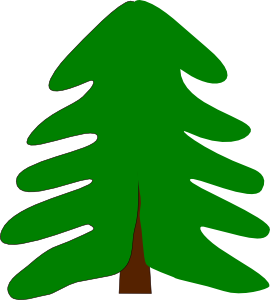 Simple Pine Tree Clipart - Free Clipart Images