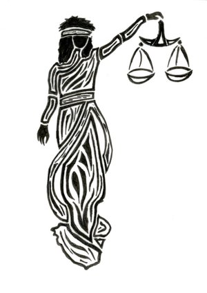 Justice Tattoo Design - ClipArt Best