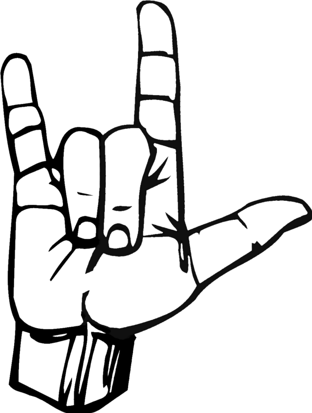 Cool Sign Language - ClipArt Best