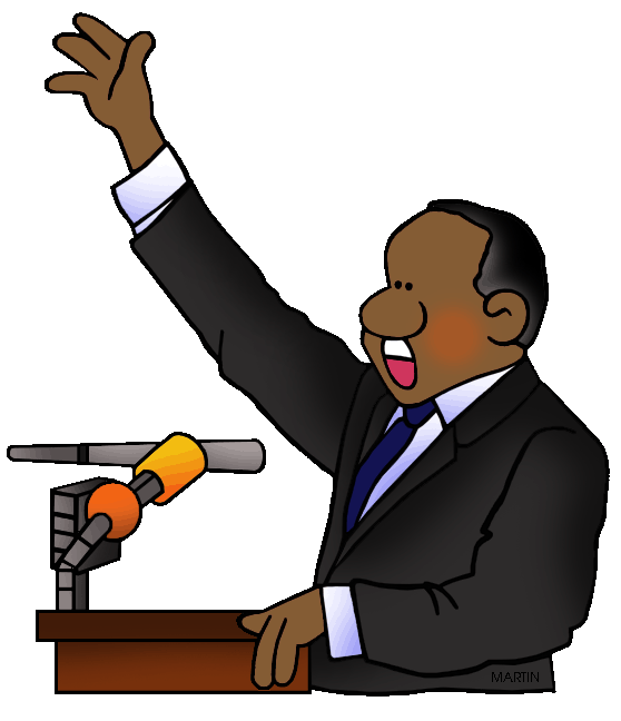 Free Occupations Clip Art by Phillip Martin, Martin Luther King Jr.
