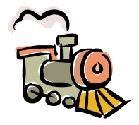 transcontinental railroad clipart