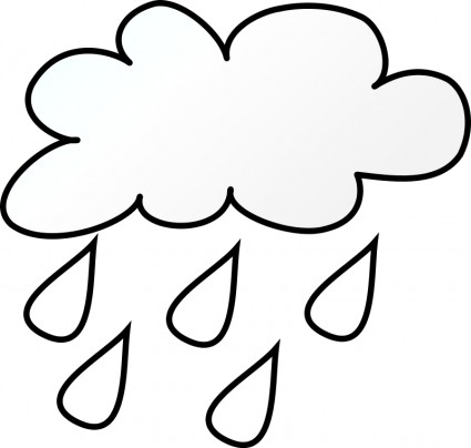 Rain Drops Outline - ClipArt Best