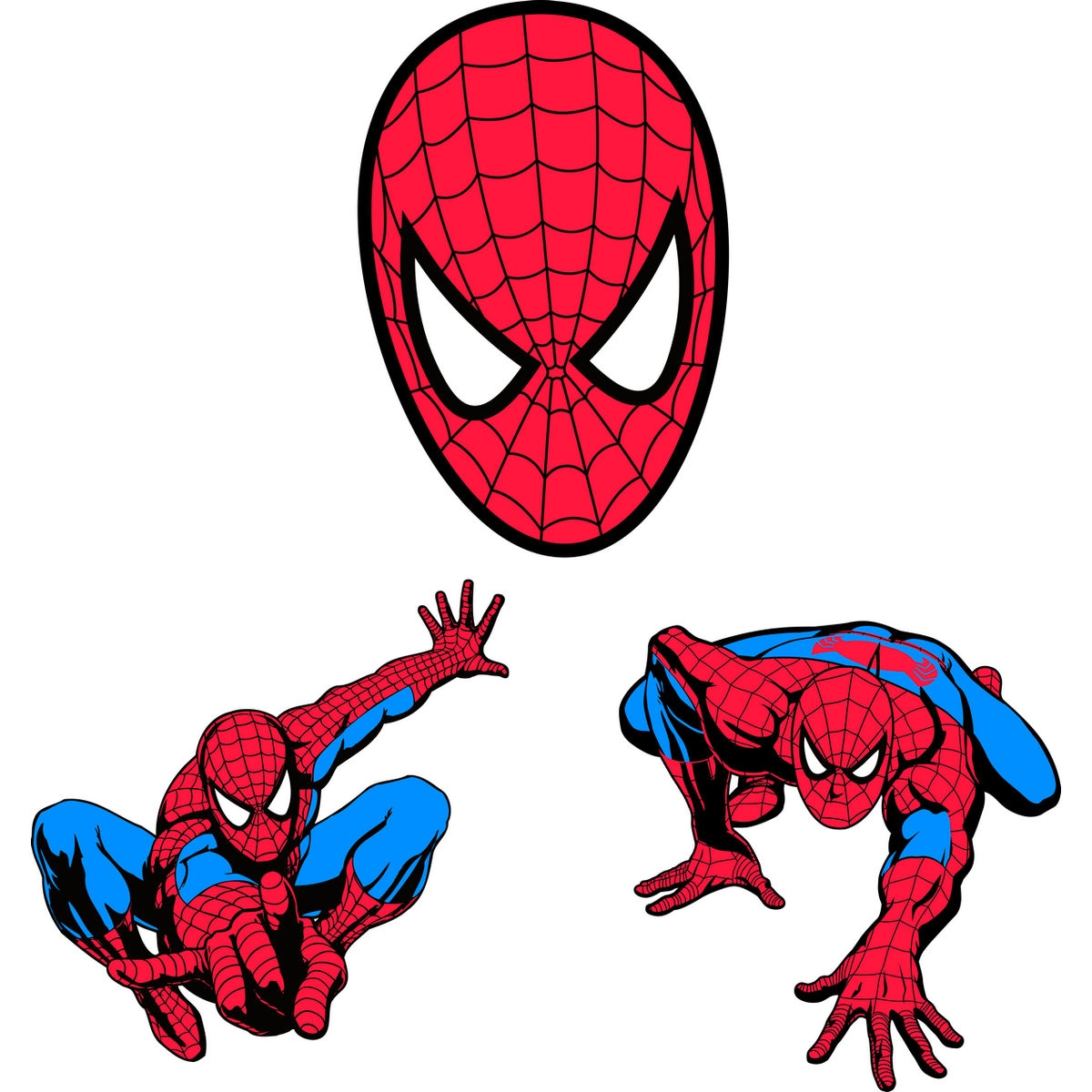 Spiderman Birthday Clipart