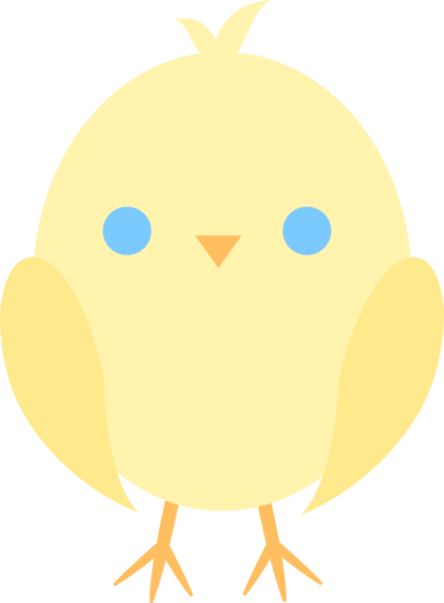 Easter chick and yellow on clip art - Clipartix