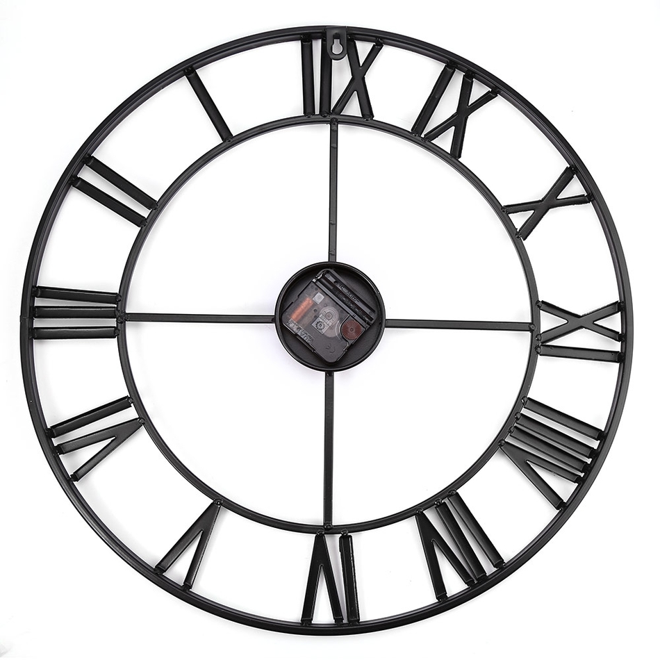 Compare Prices on Metal Wall Clock Roman Numerals- Online Shopping ...