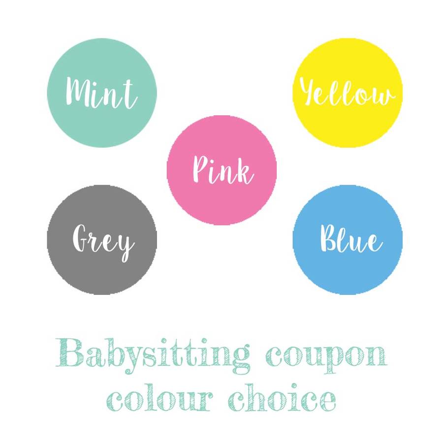 personalised daddy to be babysitting coupon card by chi chi moi ...