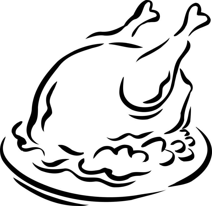 Turkey black and white turkey clipart black and white 7