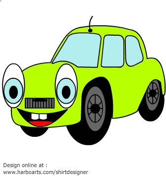 Download : Happy Car - Vector Graphic