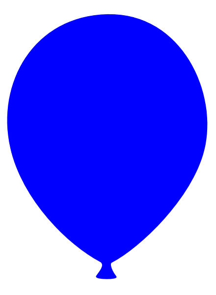 Blue Balloon Clipart - Free Clipart Images