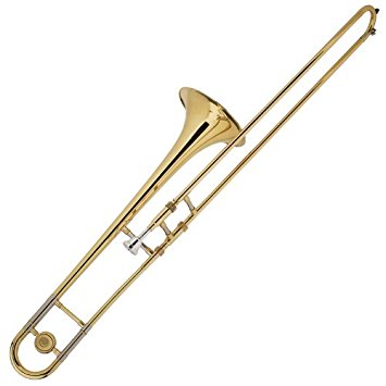 Amazon.com: Cecilio 2Series TB-280 Gold Lacquer Bb Slide Trombone ...